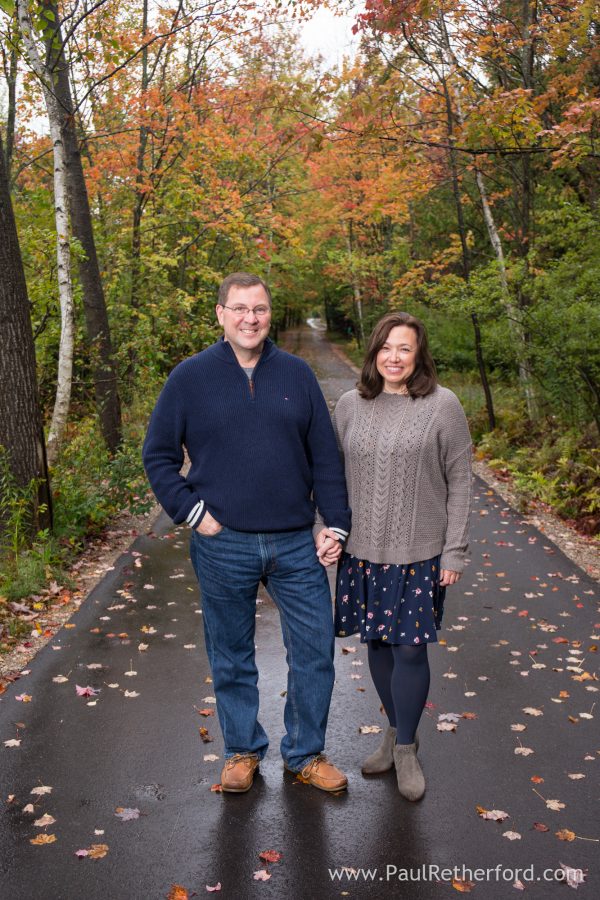fall glen lake area family photo