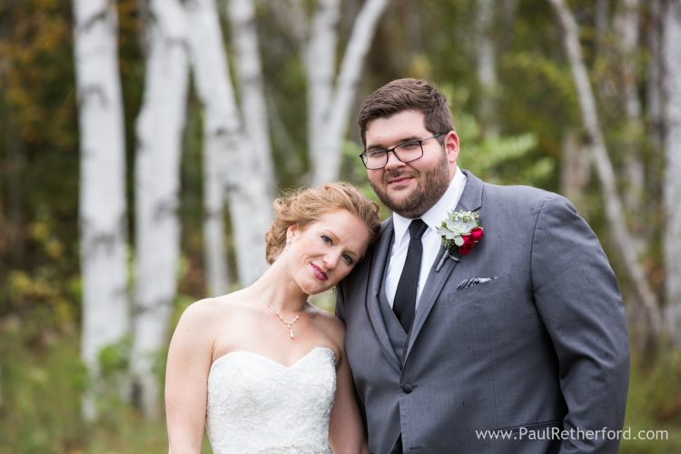 gorgeous northern michigan bride photo