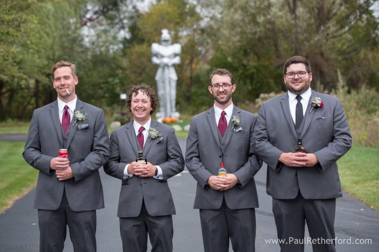 fun groomsmen castle farms photo knight