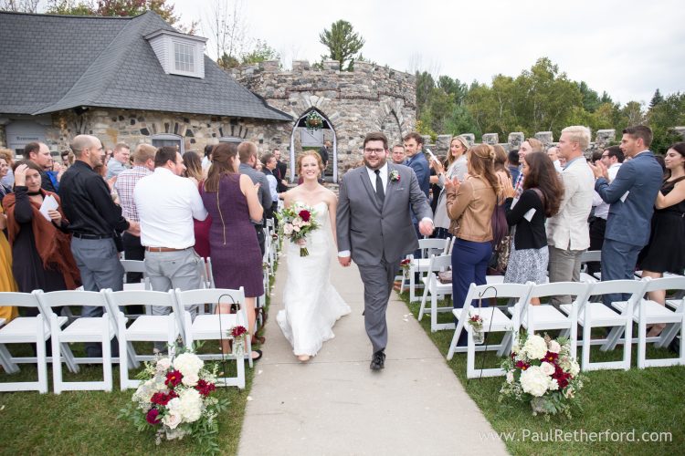 just married northern michigan photo