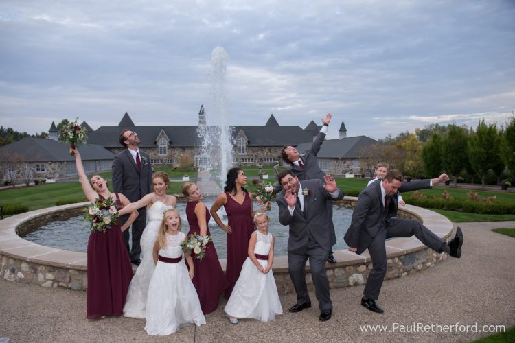 fun castle farms wedding photo