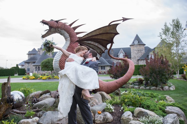 dragon wedding photo