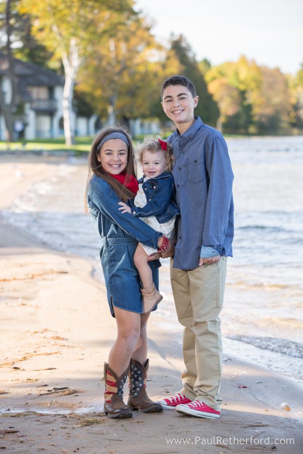deer lake family photo beach house