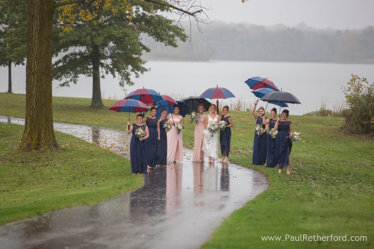 bridesmaids umbrella photo sheldon estates