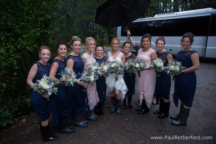 rubber boots wedding photo shelby township