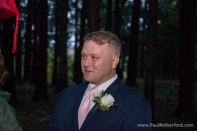 groom sheldon estate rainy day wedding