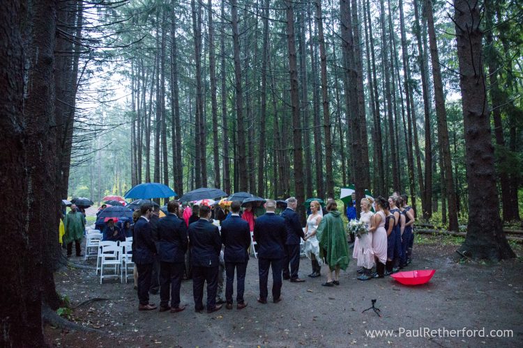 wedding rustic woods shelby township photo