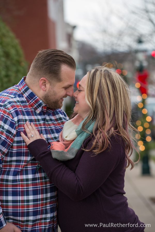 downtown petoskey michigan engagement photography