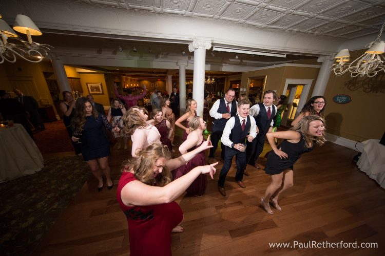 perry hotel rose room wedding dance photo