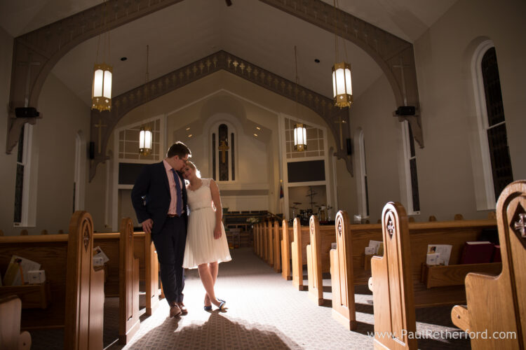 elks rapids michigan church wedding ceremony photo