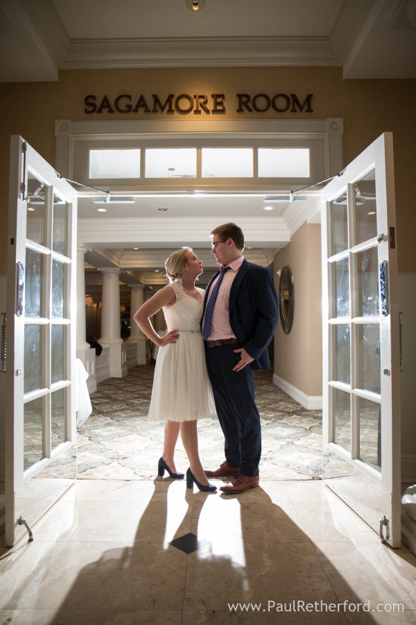 Sagamore's room wedding photo