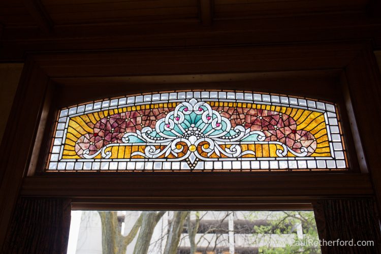 stained glass window saginaw club