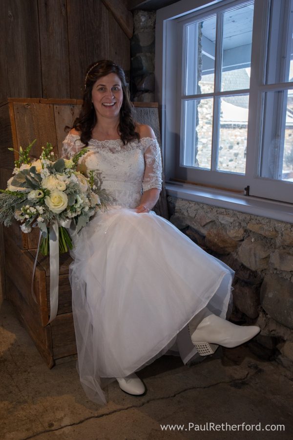 bride castle farms wedding photo