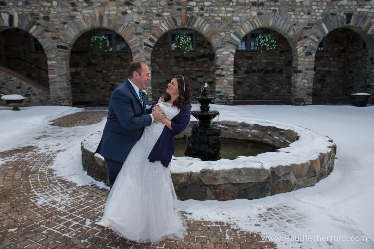 winter wedding castle farms photo