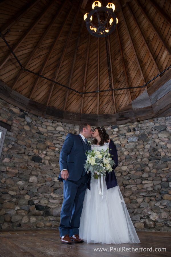 indoor winter wedding charlevoix michigan