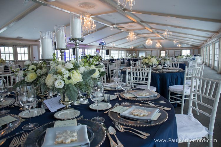 west garden room wedding table setup castle farms photo