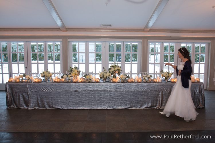 head table with bride photo