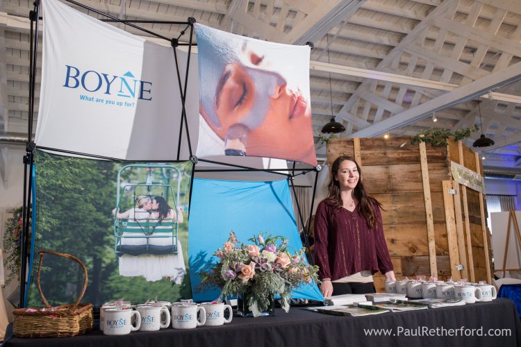 boyne usa vendor booth wedding show photo