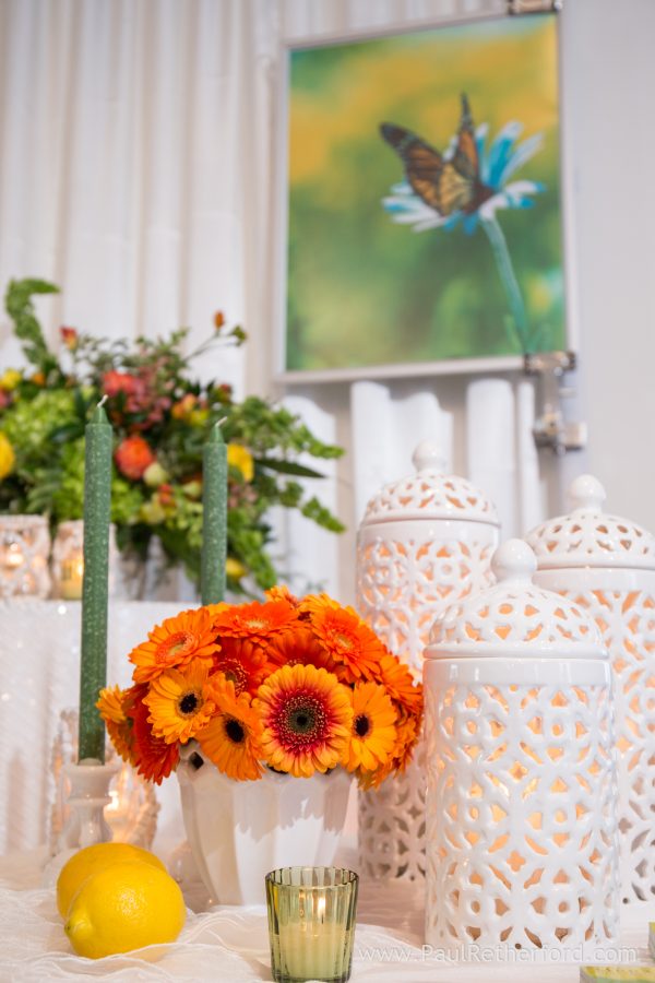 orange wedding inspiration
