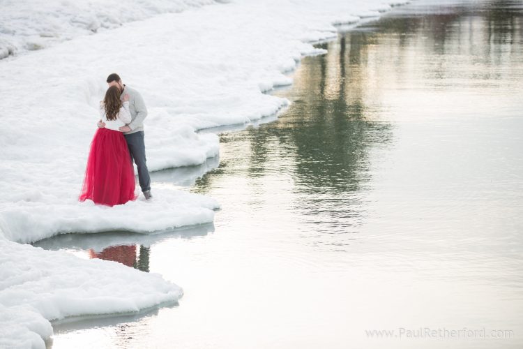 red engagement northern michigan photo