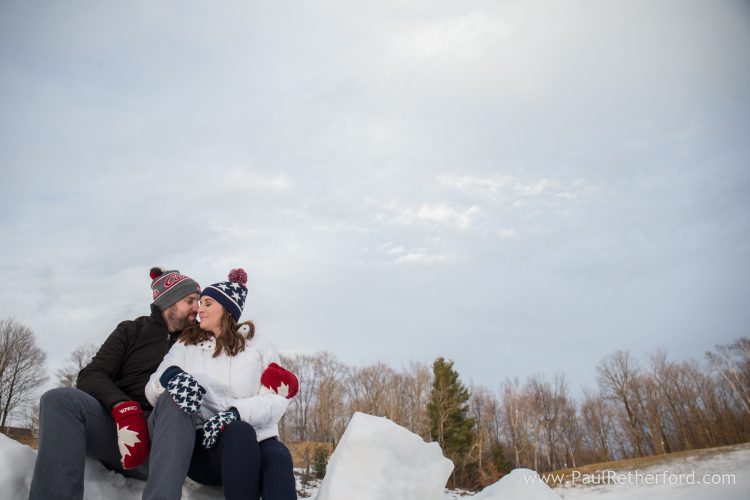 winter engagement photo paul retherford photography
