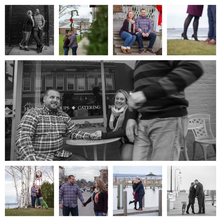 Engagement Photography idea board inspiration Northern Michigan