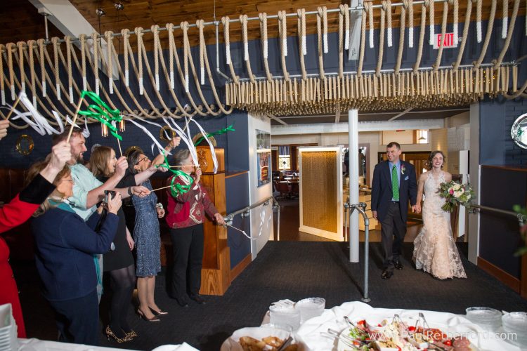 staffords pier restaurant wedding photo