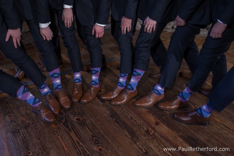 wedding socks northern michigan photo