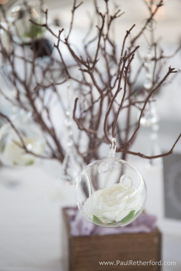 upsy-daisy floral wedding photo