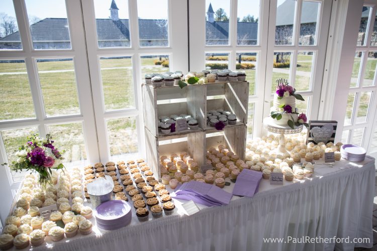 wedding cake table northern michigan photo