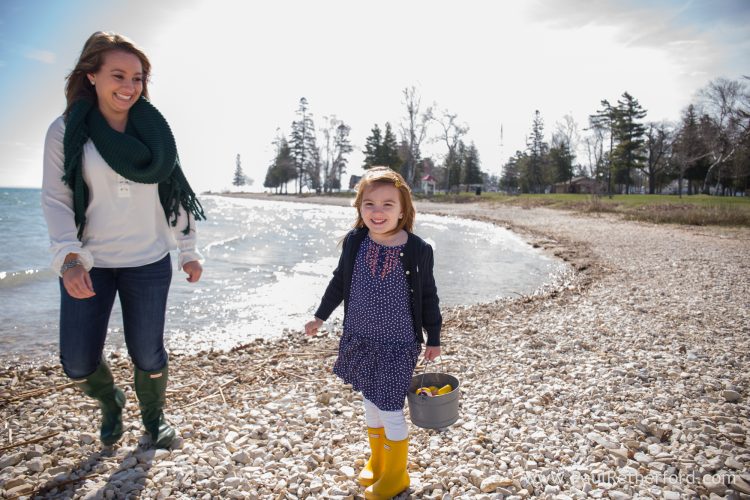 lake huron family photo