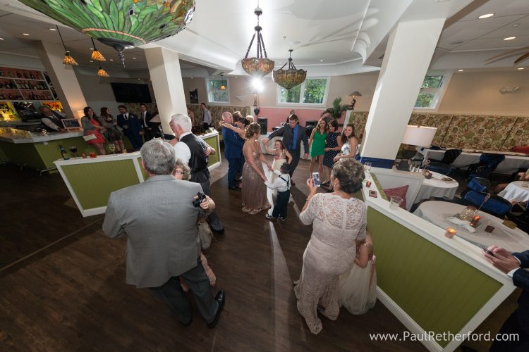 island house hotel wedding reception photo