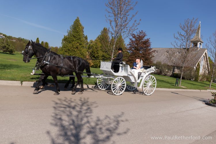 wedding carriages mackinac island michigan
