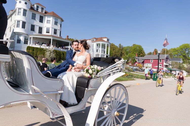 gough wedding carriage mackinac island photo