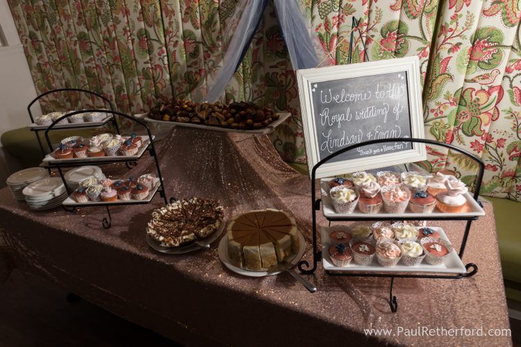dessert bar island house hotel wedding photo