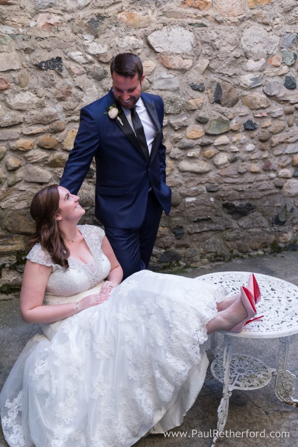 christian louboutin wedding shoe photo