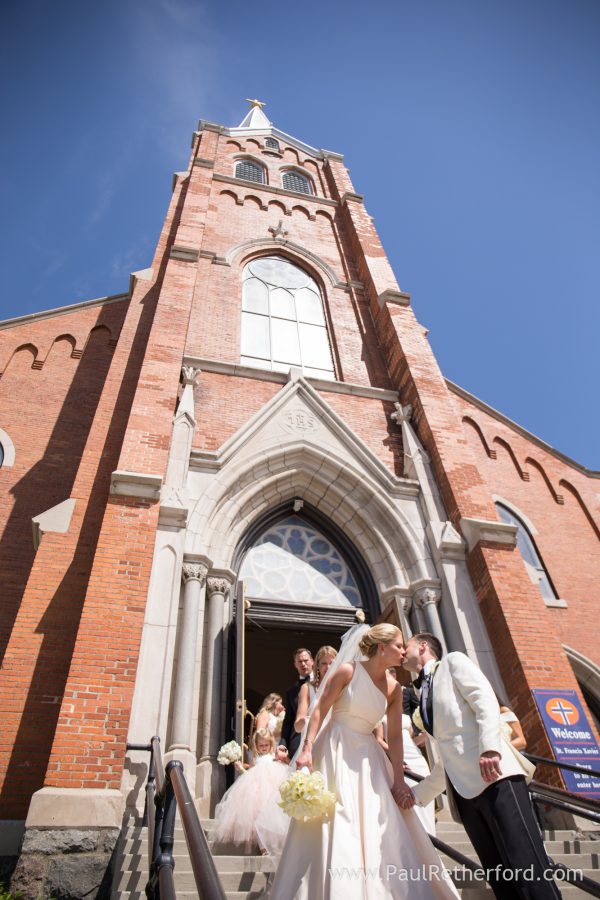 st xavier catholic church wedding petoskey photo