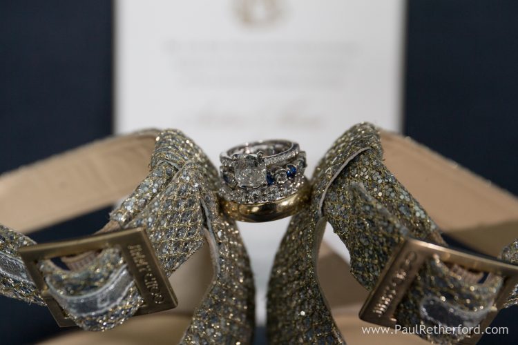jimmy choo ring wedding photo