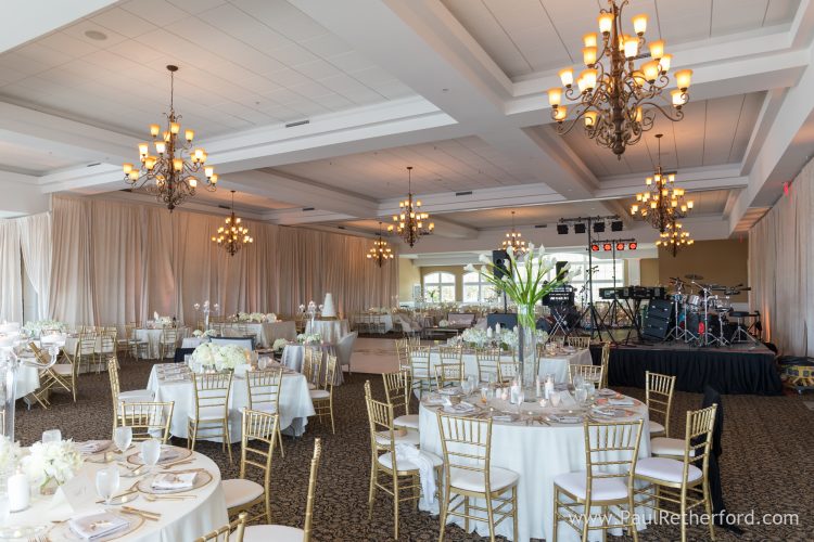 bay harbor yacht club setup wedding photo