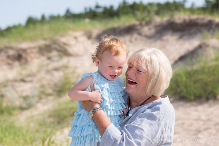 grandkids family photo northern michigan