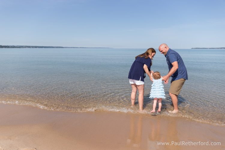 lake michigan family photo