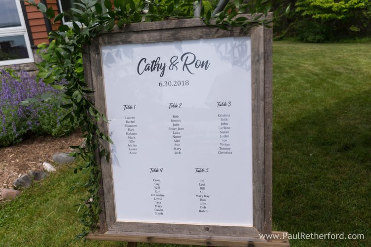 wedding sign walloon lake photo