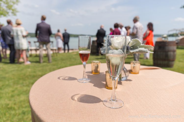 intimate walloon lake michigan wedding photo