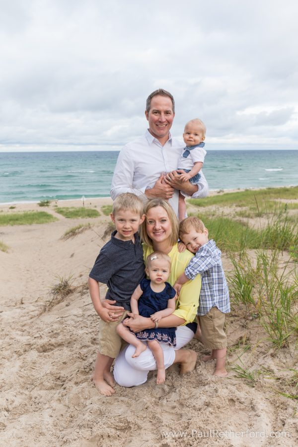 family photo lake michigan charlevoix