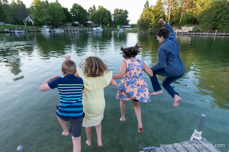 cheboygan river family photo