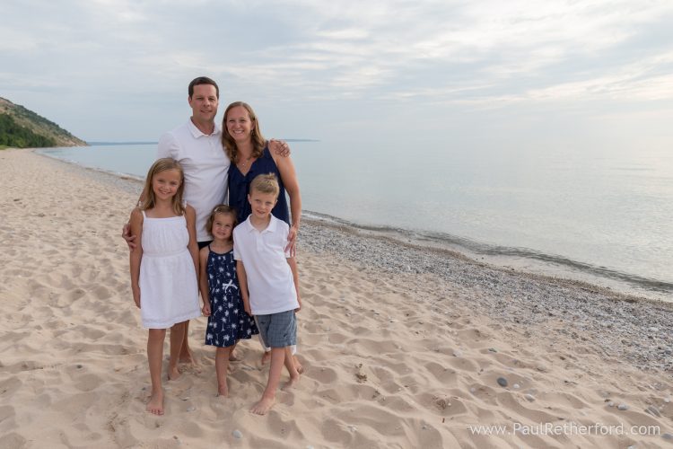lake michigan family photo