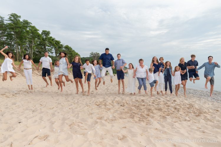 beach family photo empire michigan