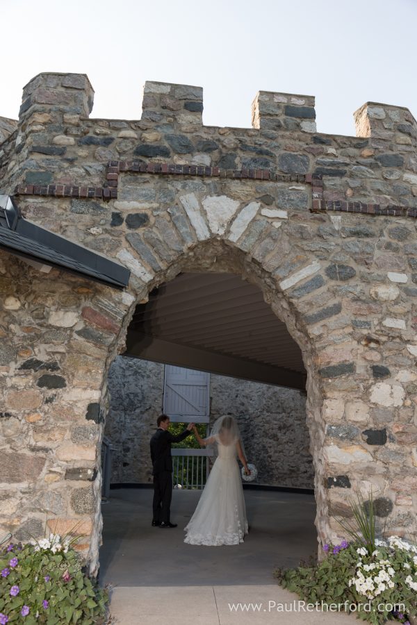 stone castle wedding photo